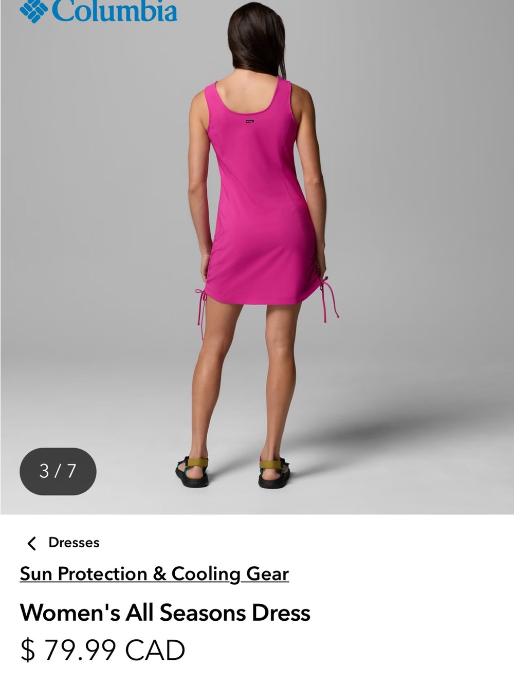 Columbia Women's All Seasons Midi Dress - Bright Pink